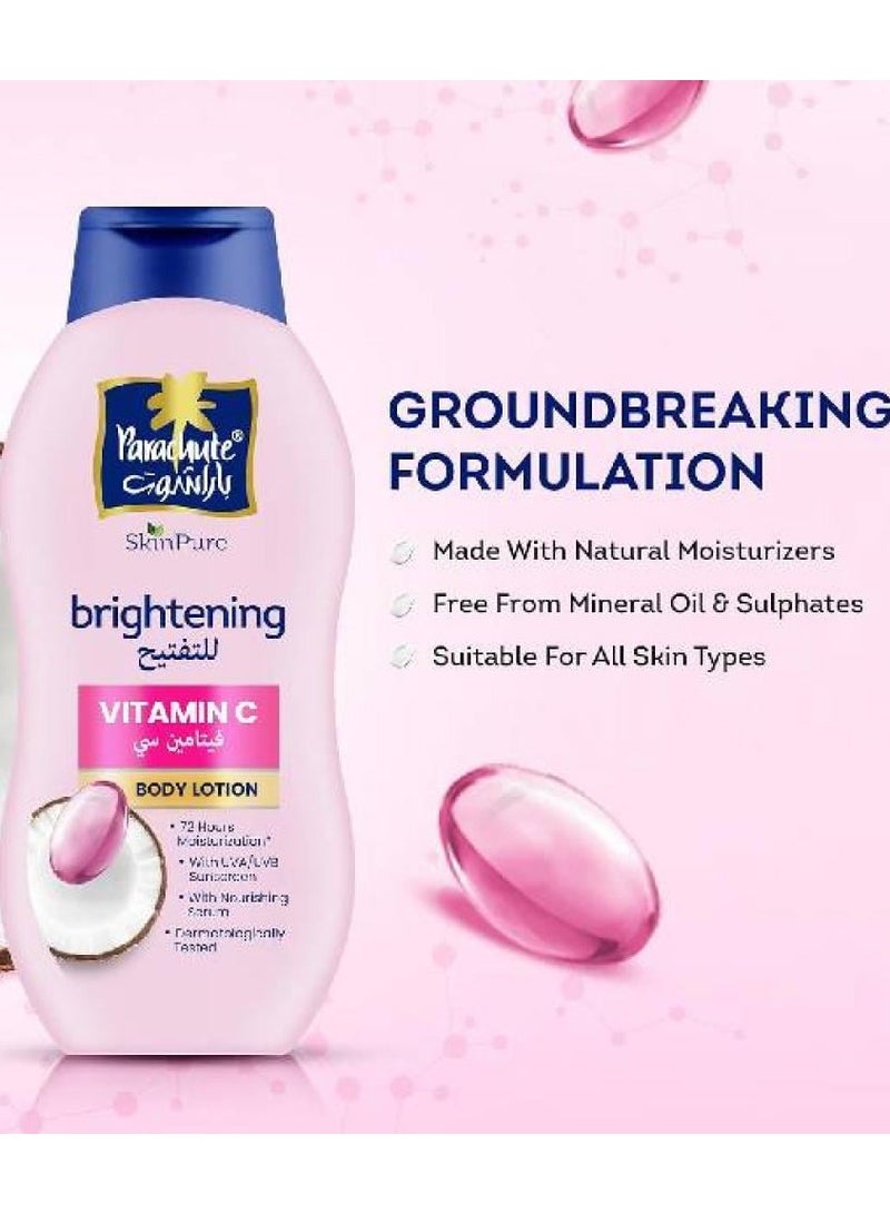 Parachute Brightening Vitamin C Body lotion 400 ml - Image 2