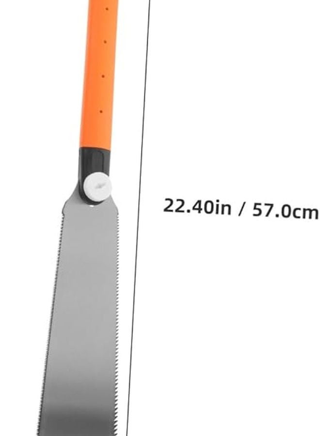 Tehaux Double Sided Fine Teeth Hand Saw Portable Woodworking Tool - Image 3