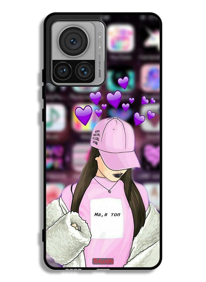 Tolwak Motorola Edge 30 Ultra Protective Case Cover Anti Social Club - Image 1