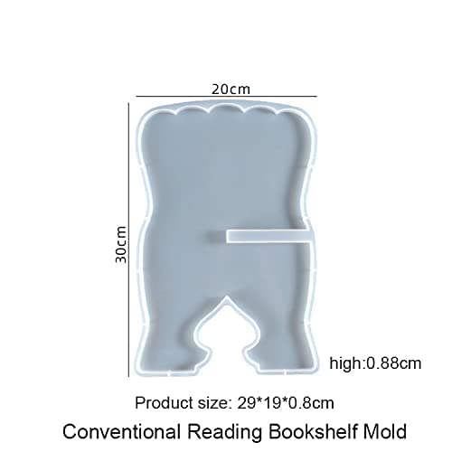 Artool ARTOOL Bookstand Resin Art Mold Creative DIY Book Reading Stand Making Tool Epoxy Resin Art Mould 30x20x0.8 cm  - Image 4