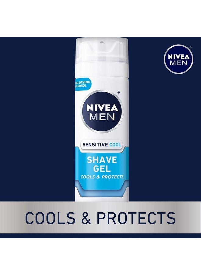 NIVEA Men Sensitive Cooling Shaving Gel 7 Ounce - Image 3