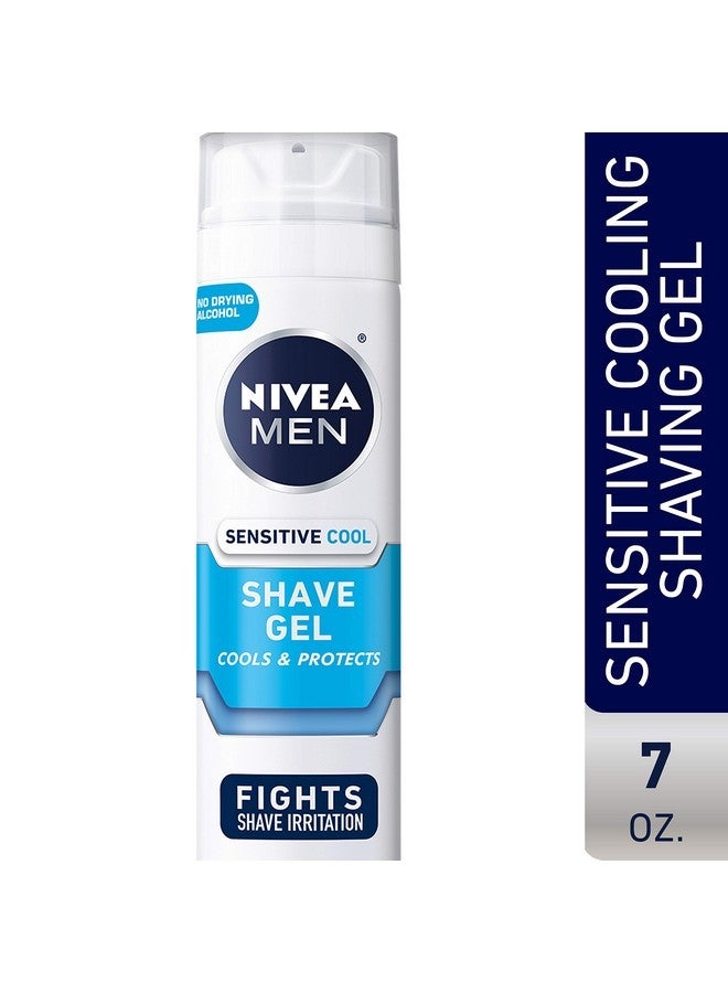 NIVEA Men Sensitive Cooling Shaving Gel 7 Ounce - Image 2
