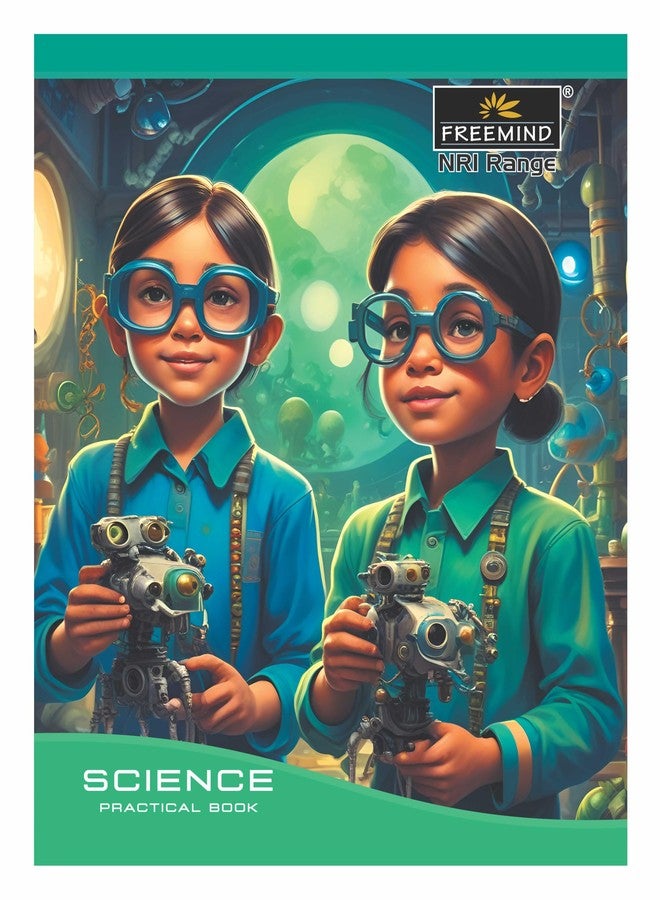 Freemind NRI Science Practical Notebook, 26.5x21.5cm, Single Line/Blank, 100 Pages, Pack of 6 - Image 3