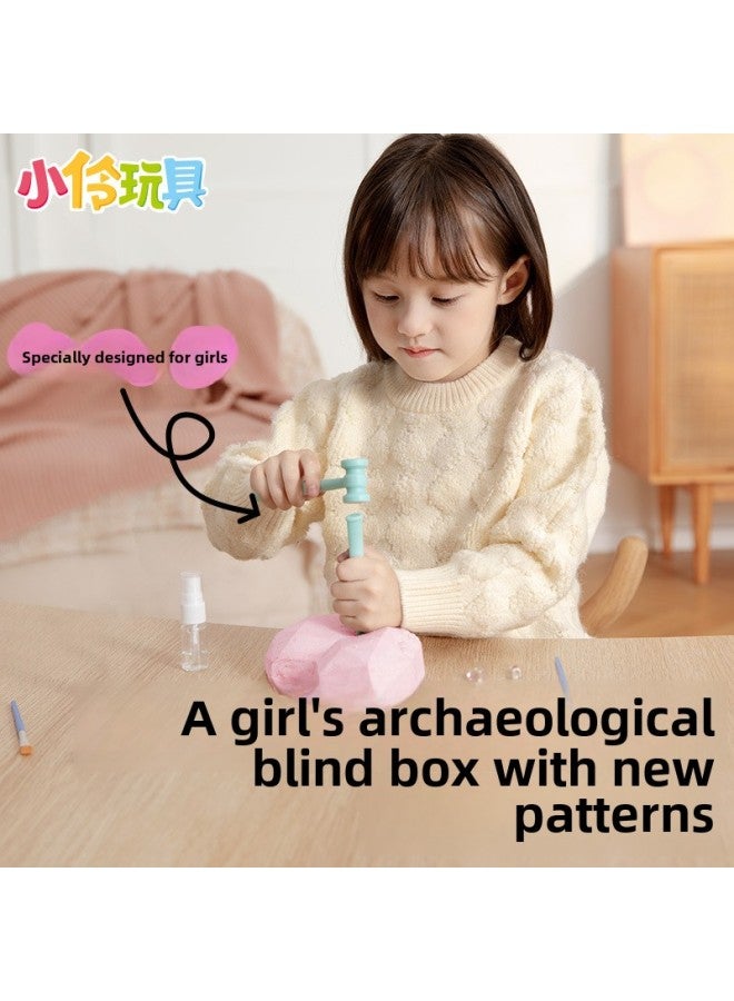 Xiao Ling Toy Soap Treasure Digging Toy Creative Bracelet Handmade DIY Blind Box Jewel Digging Children-Color:Fashion Archaeological Bracelet  - Image 4