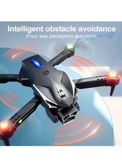 TIGER Drone with Camera for Adults – LU600 Entry-Level FPV Drone with WIFI, Gesture Photography, 540° Obstacle Avoidance, Brushless Motor, High-Altitude Hovering, Custom Route – Ideal Beginner Drone Gift for Adults – Black  - Image 3