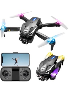 TIGER Drone with Camera for Adults – LU600 Entry-Level FPV Drone with WIFI, Gesture Photography, 540° Obstacle Avoidance, Brushless Motor, High-Altitude Hovering, Custom Route – Ideal Beginner Drone Gift for Adults – Black  - Image 1