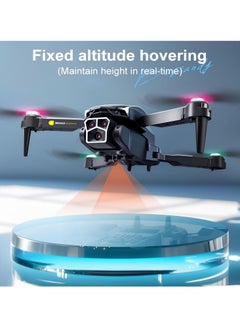TIGER Drone with Camera for Adults – LU600 Entry-Level FPV Drone with WIFI, Gesture Photography, 540° Obstacle Avoidance, Brushless Motor, High-Altitude Hovering, Custom Route – Ideal Beginner Drone Gift for Adults – Black  - Image 4