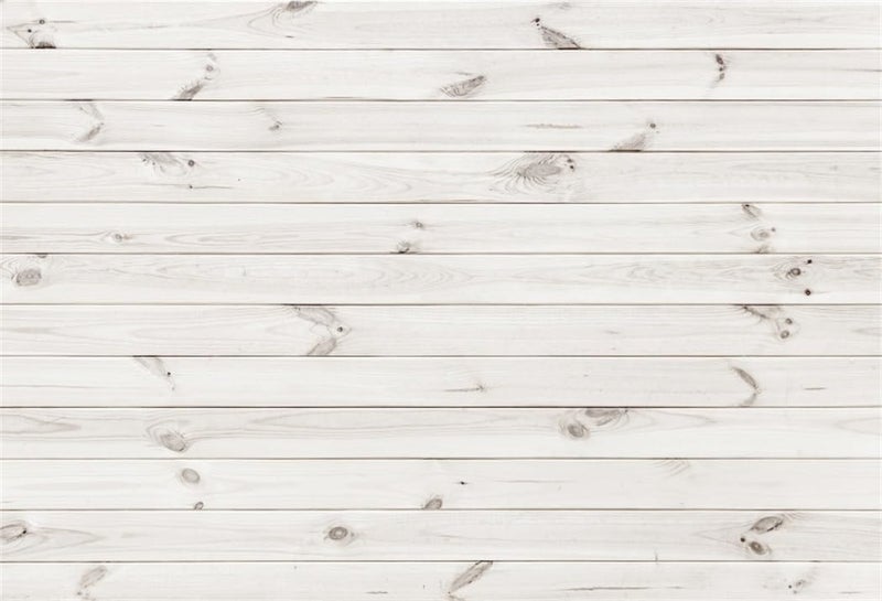 AOFOTO 8x6ft White Wood Photography Backdrop Rustic Wooden Board Plank Hardwood Background Wall Floor Still Life Shooting Decor Kids Baby Adult Portrait Photoshoot Props Birthday Party Supplies