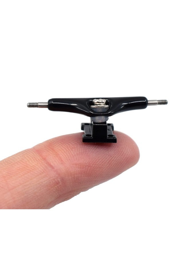 Teak Tuning Prodigy Swerve Fingerboard Trucks Black Colorway 34Mm Wide Inverted Kingpin Professional Shape Appearance & Components - Image 2