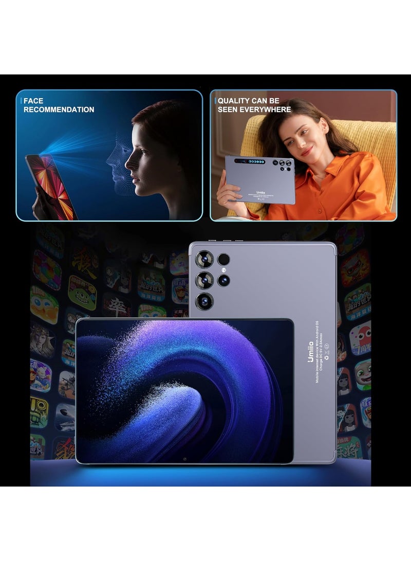 Umiio تابلت ذكي متميز S24 ألترا – شاشة HD بحجم 10.1 بوصة، 12 جيجابايت RAM و512 جيجابايت تخزين - Image 2