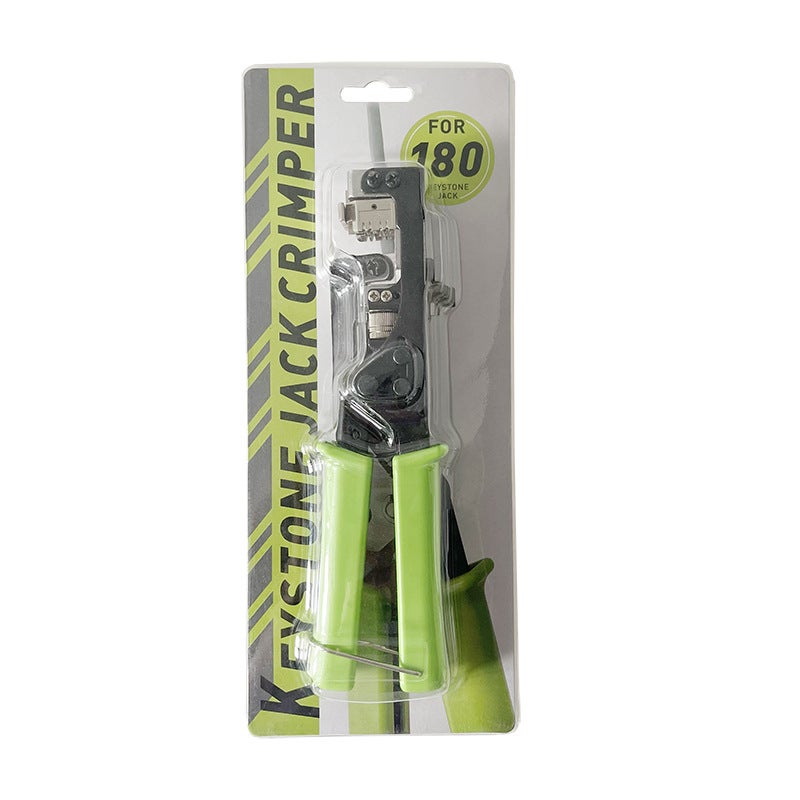 110 Type AMP 180° Bird 90° Network Module Crimping Pliers - Image 1