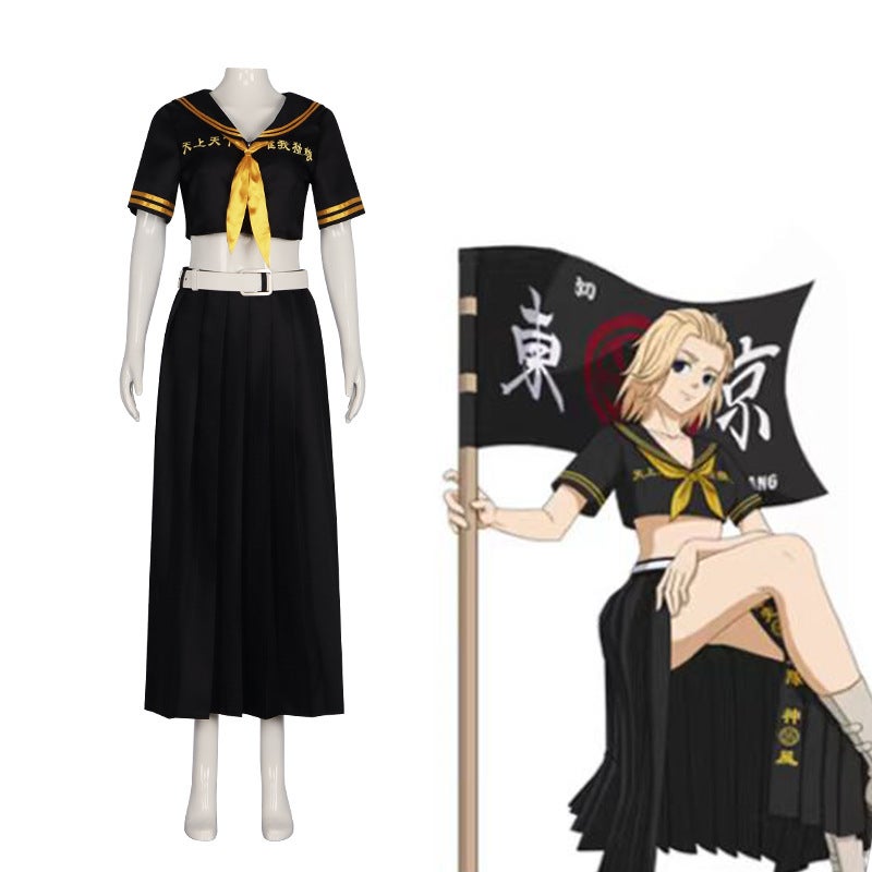 Tokyo Avengers Outbreak Foolish Company Cos Suit Women'S Cosplay Team Team Suit Anime Cosplay Suit - Image 3