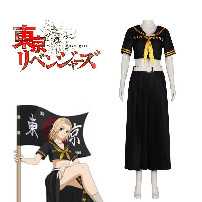 Tokyo Avengers Outbreak Foolish Company Cos Suit Women'S Cosplay Team Team Suit Anime Cosplay Suit - Image 2