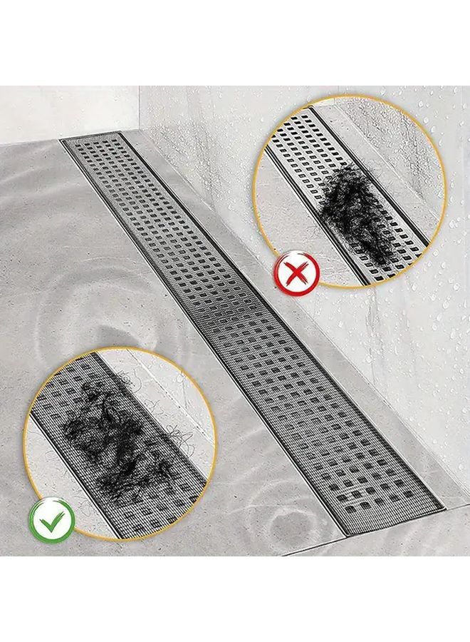 70mm x 5m Self Adhesive Shower Drain Cover Anti Clogging Disposable Mesh Sink Filter - Image 3