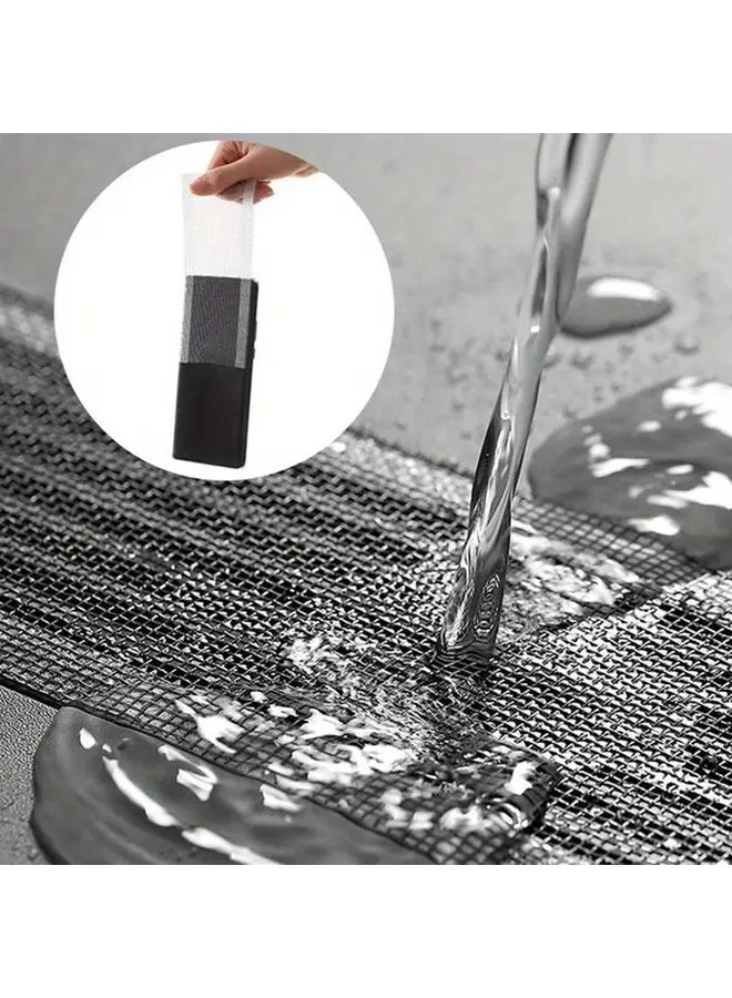 70mm x 5m Self Adhesive Shower Drain Cover Anti Clogging Disposable Mesh Sink Filter - Image 4