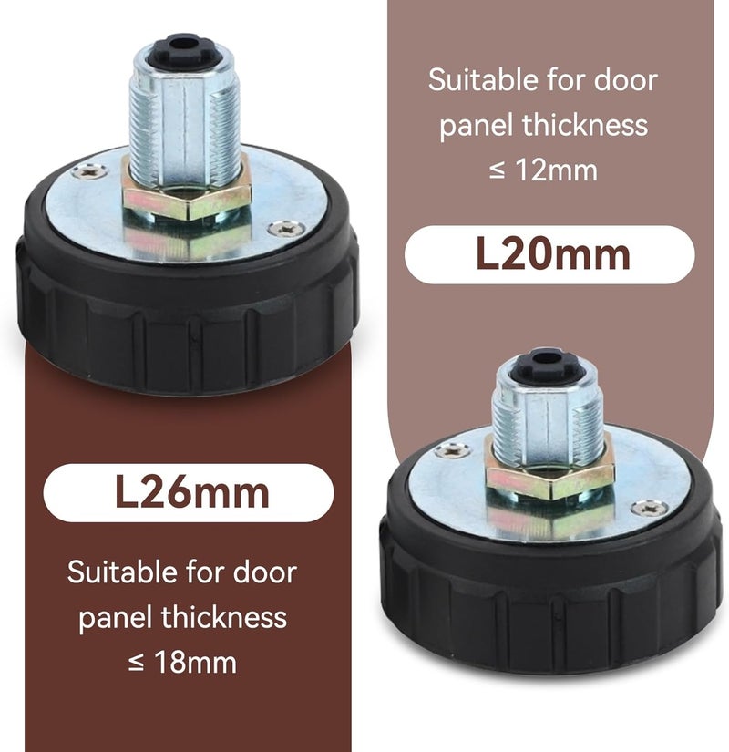 4 Pack Combination Cabinet Lock, Digital Cabinet Lock with Code Zinc Alloy Combination Cam Cylinder Coded with Key for Drawers Box Mailbox (36mm) - Image 4