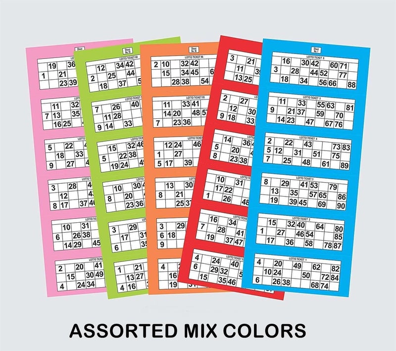 FRATELLI Tambola 600 Bingo Tickets for Indoor Housie & Party Games (600 Tickets) - Image 4