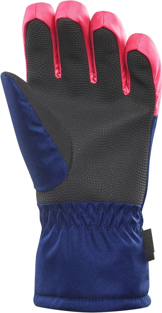 Nikadu Wedze Children's Ski Gloves - Waterproof - Blue / Pink -100