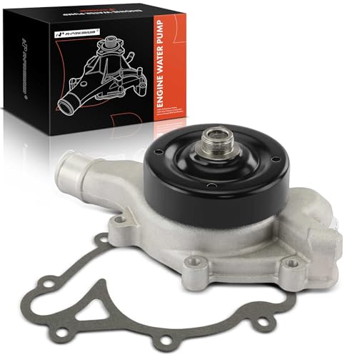 A-Premium Engine Water Pump W/Pulley & Gasket [OHV 8,6Cyl, 3.9 5.2 5.9L] Compatible with Dodge, Jeep - Grand Cherokee, Durango, Dakota, Ram 1500 Pickup, B150, B3500 & More, Replace# AW7160, 4851178AA - Image 1