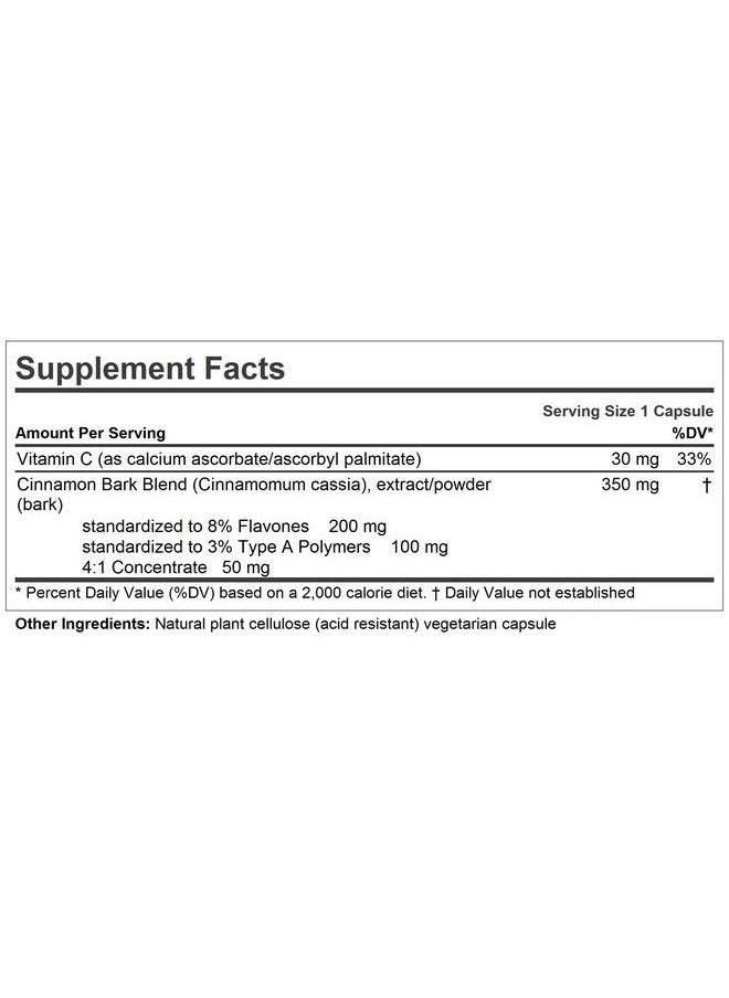 Andrew Lessman - Cinnamon 350 120 Capsules High Potency Standardized Extract. No Additives. Small Easy To Swallow Capsules - Image 1