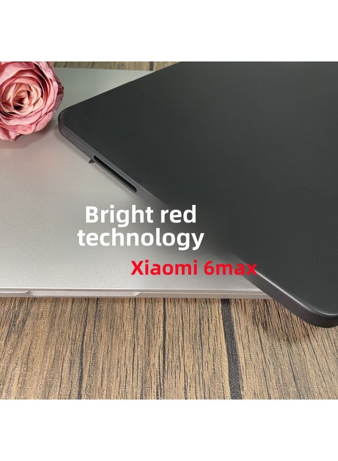Suitable For Xiaomi 6max Frosted Material Tablet Shell Xiaomi 5/5Pro Soft Shell Xiaomi 6 Ultra-thin Protective Shell-Color:Black-Applicable Model:Xiaomi 6(11-inch) 2023 - Image 5