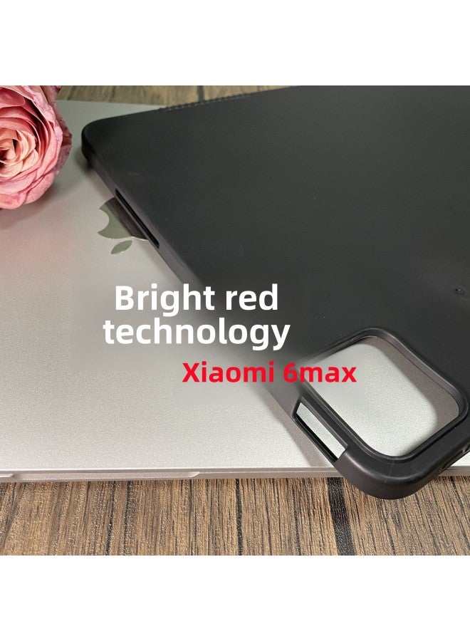 Suitable For Xiaomi 6max Frosted Material Tablet Shell Xiaomi 5/5Pro Soft Shell Xiaomi 6 Ultra-thin Protective Shell-Color:Black-Applicable Model:Xiaomi 6(11-inch) 2023 - Image 4