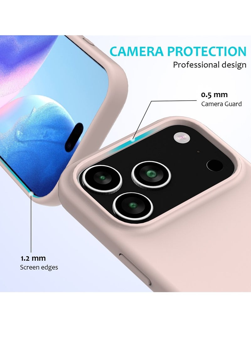 Houmt iPhone 17 Pro Max Case Soft Silicone Slim Thin Protective Phone Cover with Inner Microfiber Lining For iPhone 17 Pro Max 6.9-inch - Image 3