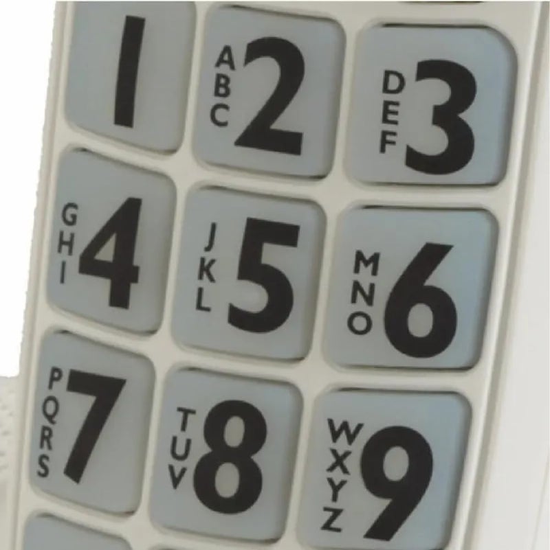 CLARITY هاتف لاسلكي معزز/ضعيف البصر D704 40db مع شاشة عرض معرف المتصل - Image 1