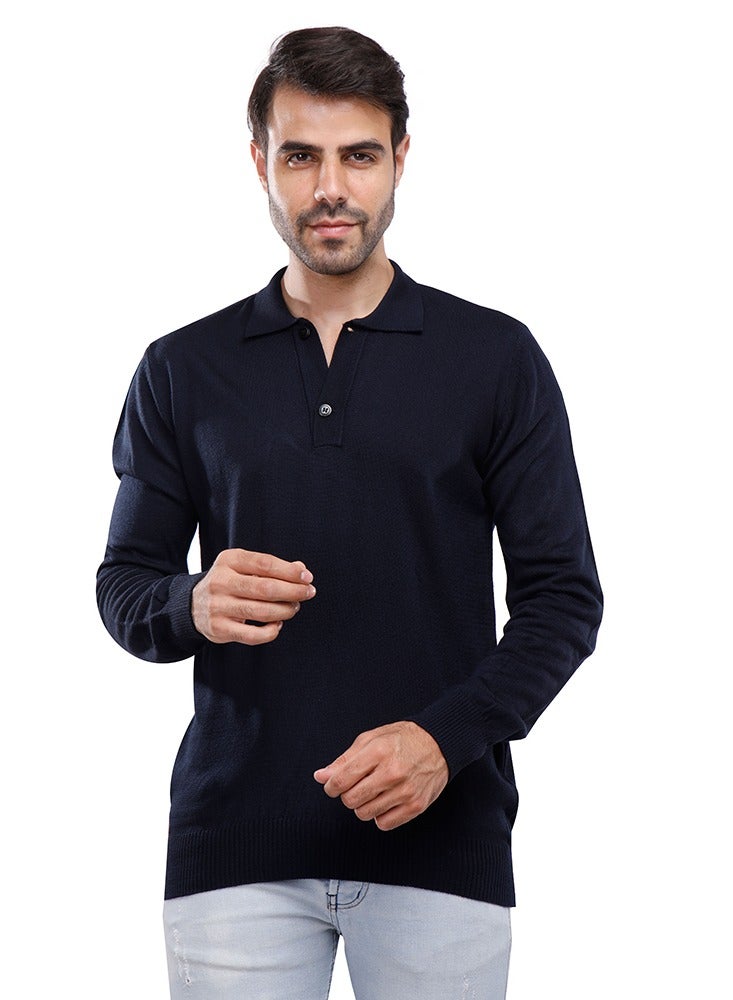 Coup Navy Polo Pullover - Image 1