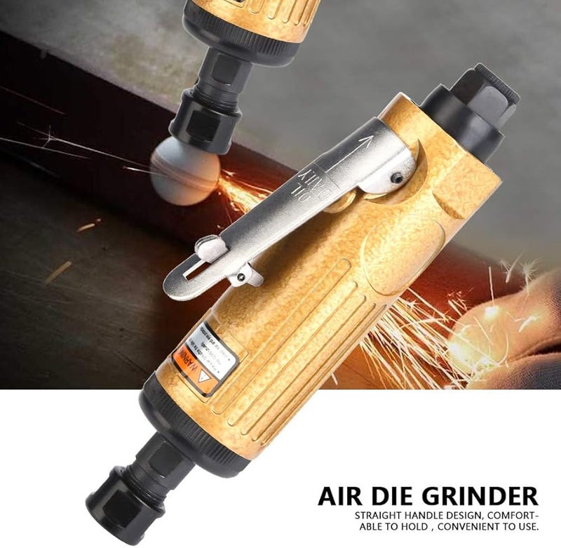 KP 621 Large Air Die Grinder 3mm 6mm Chuck Low Noise Polishing Engraving Metal Wood Rubber - Image 4