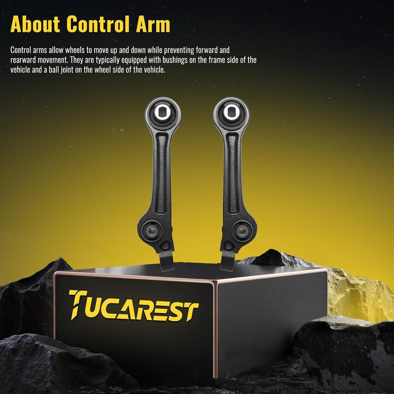 TUCAREST 2Pcs K642193 Front Lower Rearward Control Arm Assembly for Chrysler 300 Dodge Challenger Charger (2011-2019, RWD Only) - Image 3