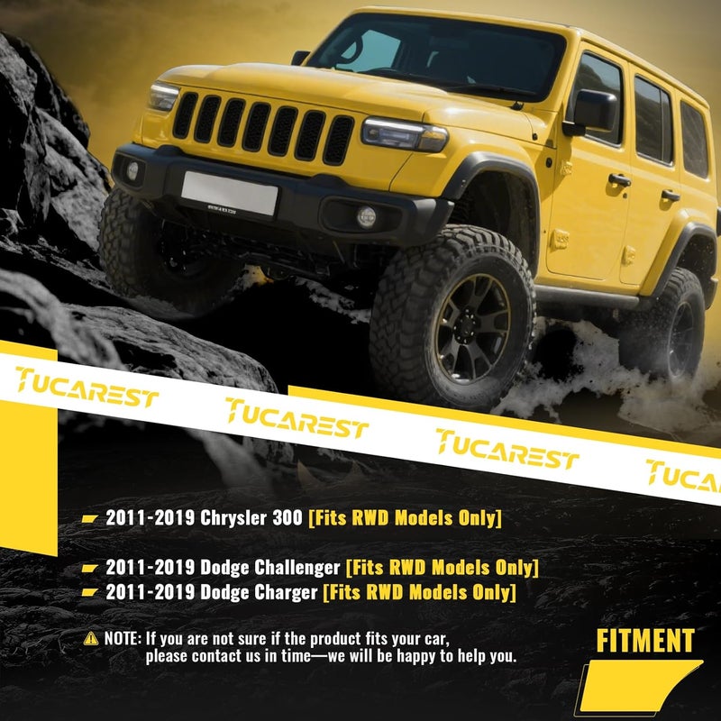 TUCAREST 2Pcs K642193 Front Lower Rearward Control Arm Assembly for Chrysler 300 Dodge Challenger Charger (2011-2019, RWD Only) - Image 2