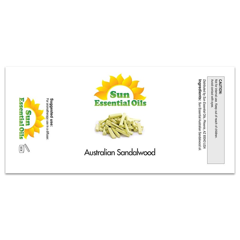 Sun Essential Oils زيوت الشمس الأساسية 4 أونصات - زيت الصندل الأساسي - 4 أونصات سائلة - زيت الصندل - Image 2