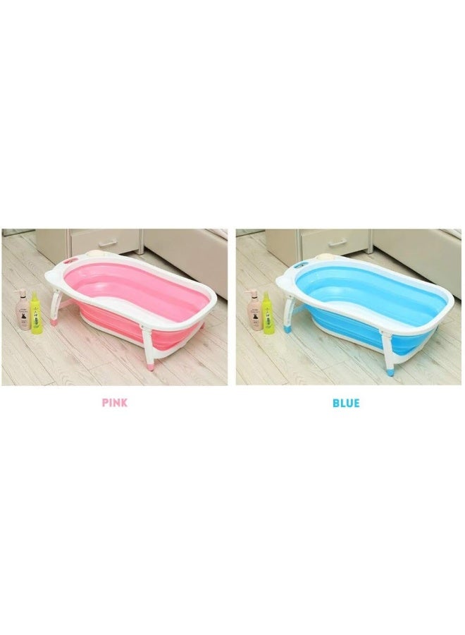 Baby Foldable Collapsible Portable Bathtub (Pink) - Image 3