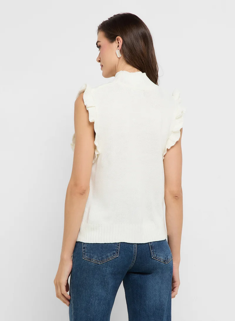 ايلا Baby Ruffled Sleeve Top