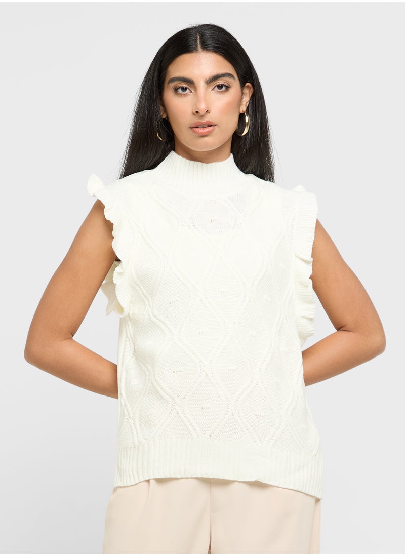 ELLA Baby Ruffled Sleeve Top  - Image 1