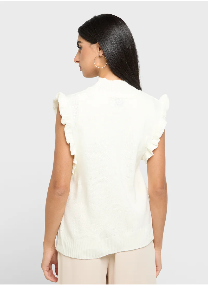 ايلا Baby Ruffled Sleeve Top