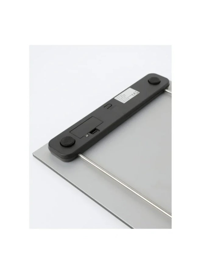 Vue Digital Bathroom Scale – High-Precision Body Weight Scale with Silver Tempered Glass, Large LCD Display and Step-On Technology - Image 4