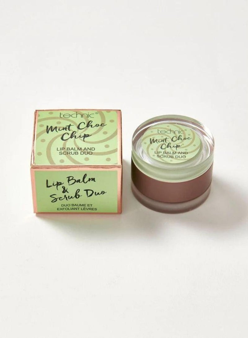 Technic Lip Balm & Scrub Duo - Mint Choco Chip - Image 1