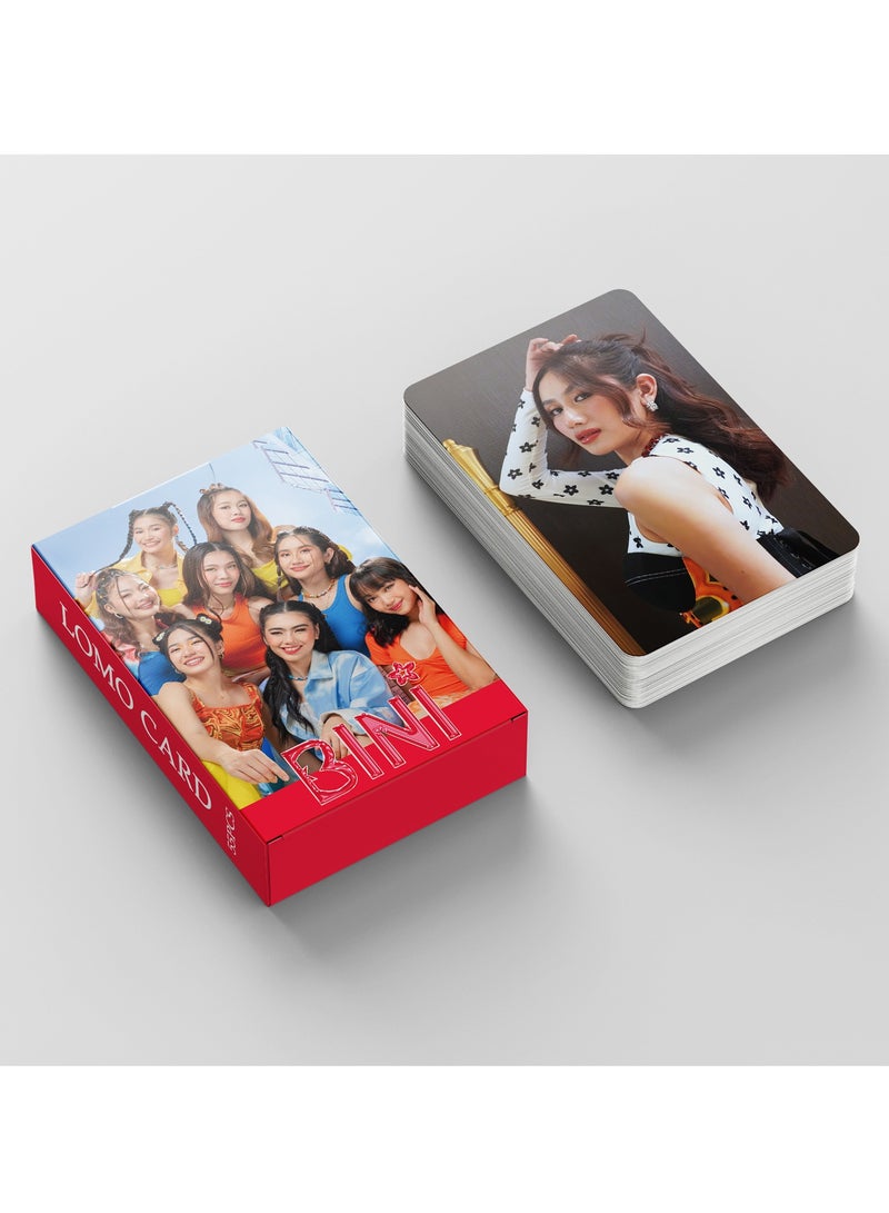 55 قطعة من ألبوم BINI الجديد STACEY SHEENA GWEN MALOI من قبل المعجبين بطاقة Lomo Star - Image 3