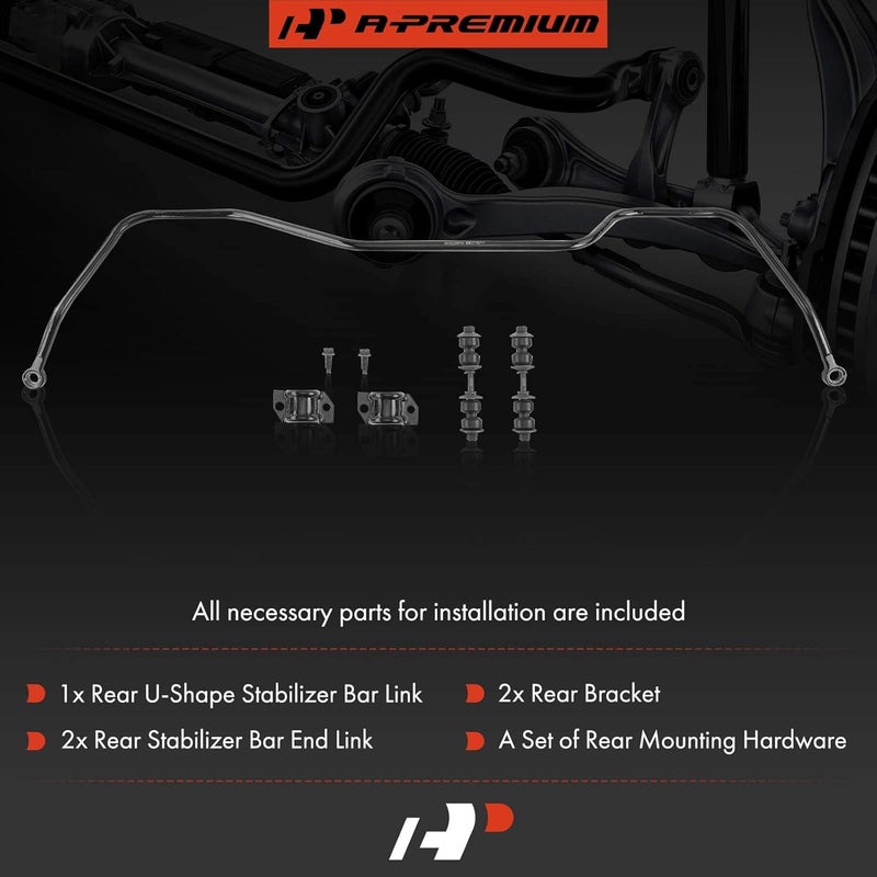 A-Premium 16mm Rear Suspension Stabilizer Bar Link Kit for Jeep Grand Cherokee 1994-1998 - Image 2