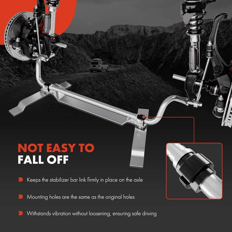 A-Premium 16mm Rear Suspension Stabilizer Bar Link Kit for Jeep Grand Cherokee 1994-1998 - Image 4