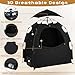 WANRU Pack N Play Blackout Cover Sleep Pod Baby Sleep Tent 1Click Set Up Portable Crib Blackout Canopy Cover Block 95 Light Suitable for Babies and Toddlers - Image 4