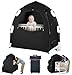WANRU Pack N Play Blackout Cover Sleep Pod Baby Sleep Tent 1Click Set Up Portable Crib Blackout Canopy Cover Block 95 Light Suitable for Babies and Toddlers - Image 2