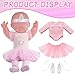 Kajaia 8 Pcs Doll Clothes 18 Inch Doll Clothes and Accessories Dress Flip Flops Hat Outfit Swimsuit Accessories for 18 InchBallet - Image 4