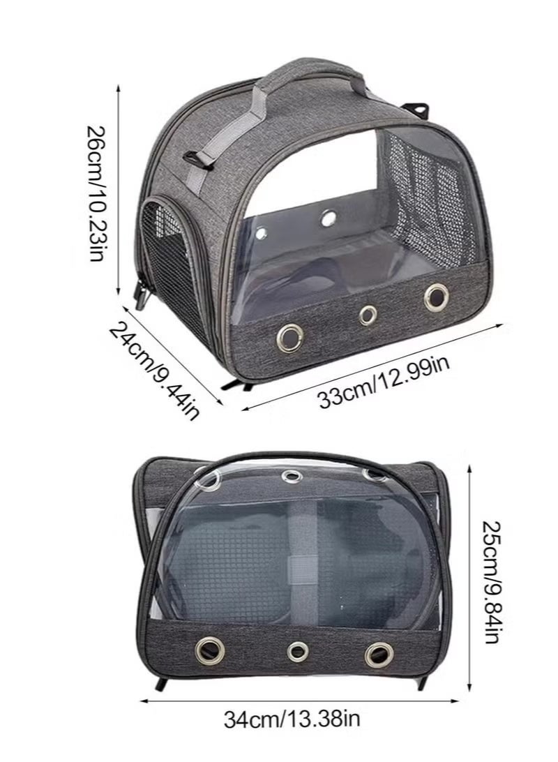 Bird Carrier Travel Cage | Travel Bag Animal Carrier Parrot Carrier -Bird Carrier Travel Cage | Travel Bag Animal Carrier Parrot Carrier - Portable Breathable Travel Cage for Cockatiel, Parrot, Small - Image 4