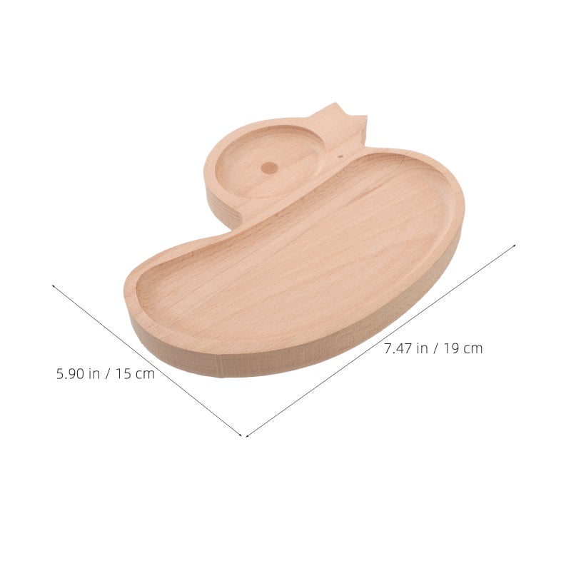 Shape Snack Tray for Kids: Cute Animal Serving Plate for Fruits Appetizers and Sushi for Home and Restaurant Use - Image 3