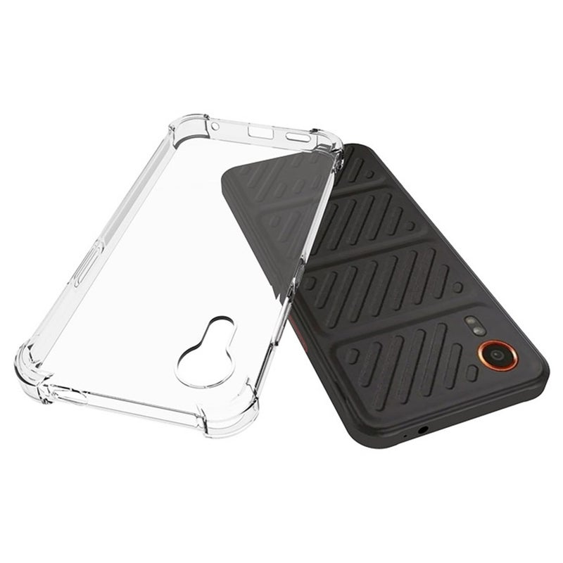 HuHa Case Cover For Samsung Galaxy Xcover 7 Shockproof Non-slip Thickening TPU Phone Case(Transparent) - Image 3