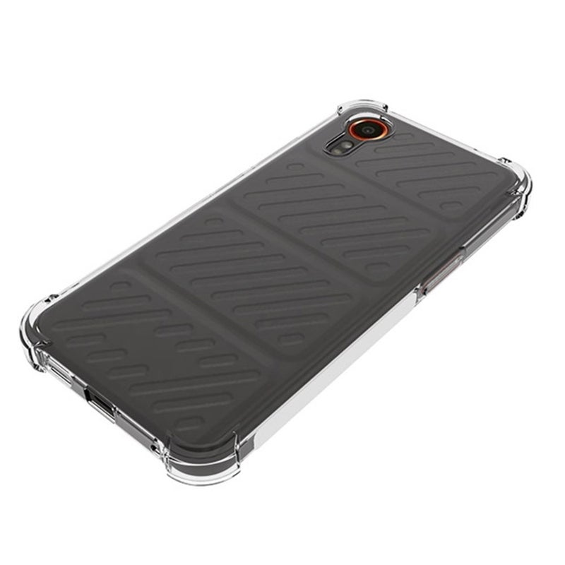 HuHa Case Cover For Samsung Galaxy Xcover 7 Shockproof Non-slip Thickening TPU Phone Case(Transparent) - Image 5