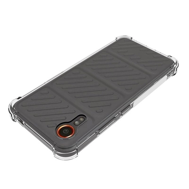 HuHa Case Cover For Samsung Galaxy Xcover 7 Shockproof Non-slip Thickening TPU Phone Case(Transparent) - Image 4